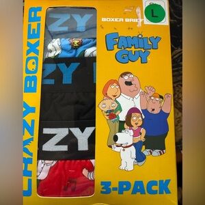 Family guy 3 pack boxers size L